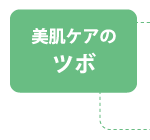 美肌ケアのツボ