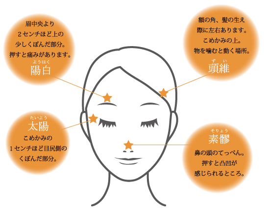 美肌のツボマッサージ シミ編 誠心堂薬局オンラインストア