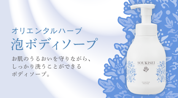 爽肌精オリエンタルハーブ　泡ボディソープ